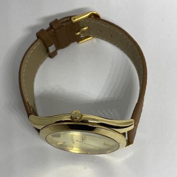 Michael Kors Runway MK3179 Men's Brown Leather Analog Dial Quartz Watch EY653 - Picture 8 of 12